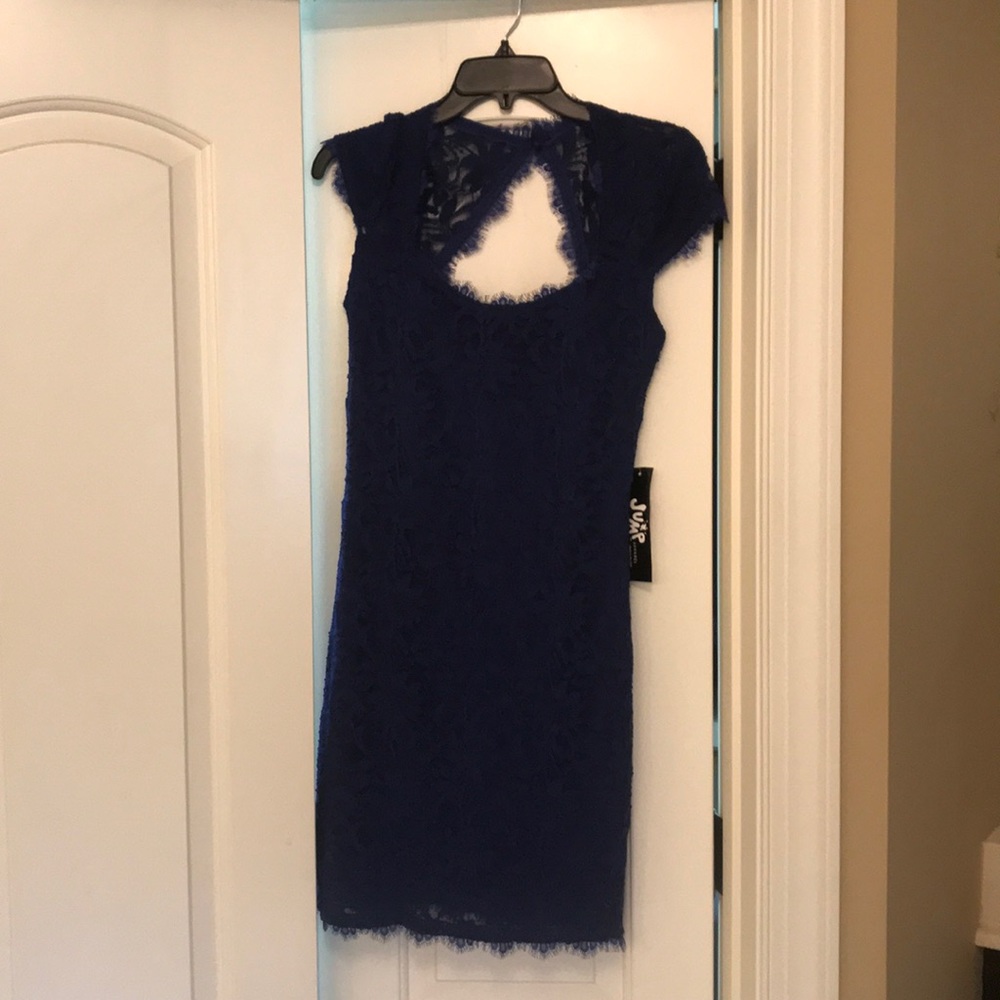 Royal blue dress
